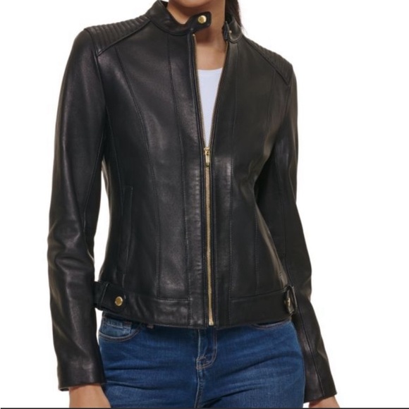 Cole Haan Jackets & Blazers - COLE HAAN vegan leather moto jacket NWOT